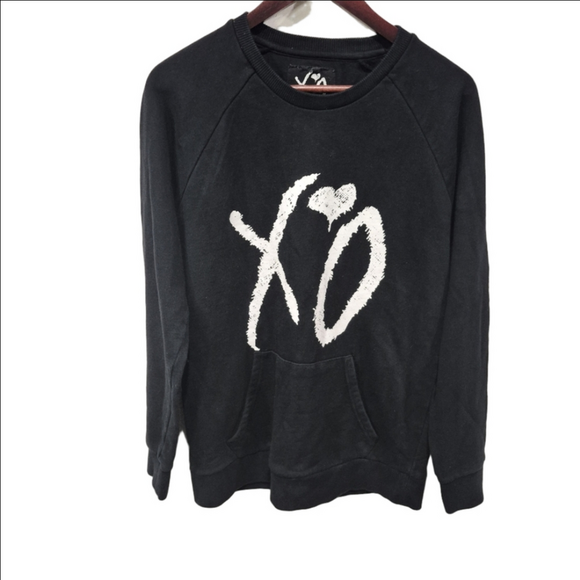 The Weeknd Other - The Weeknd XO’TWOD Official 2015 Bravado Black Crewneck Sweater  Size S